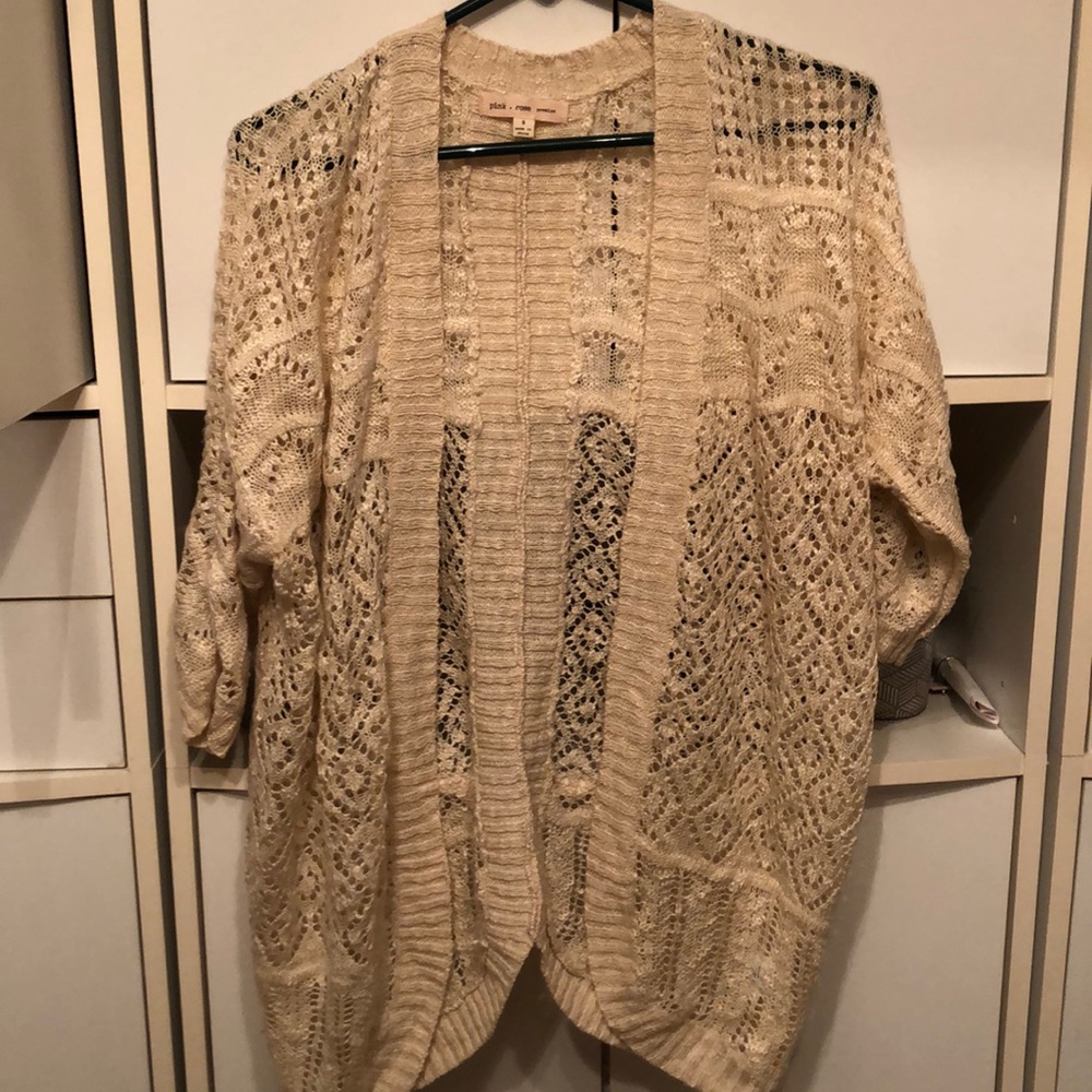 Cream cardigan